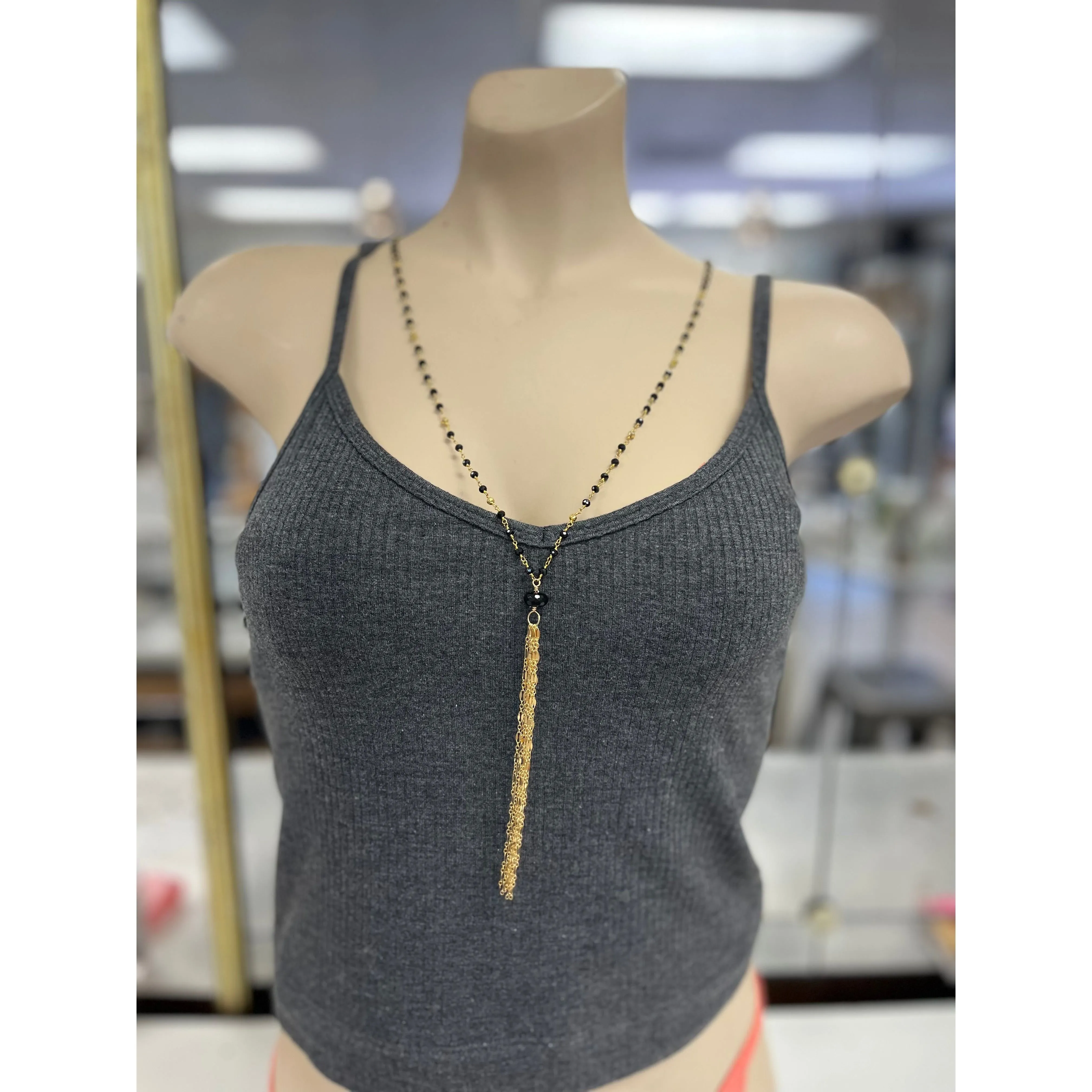 36 inch Tassel beaded Necklaces