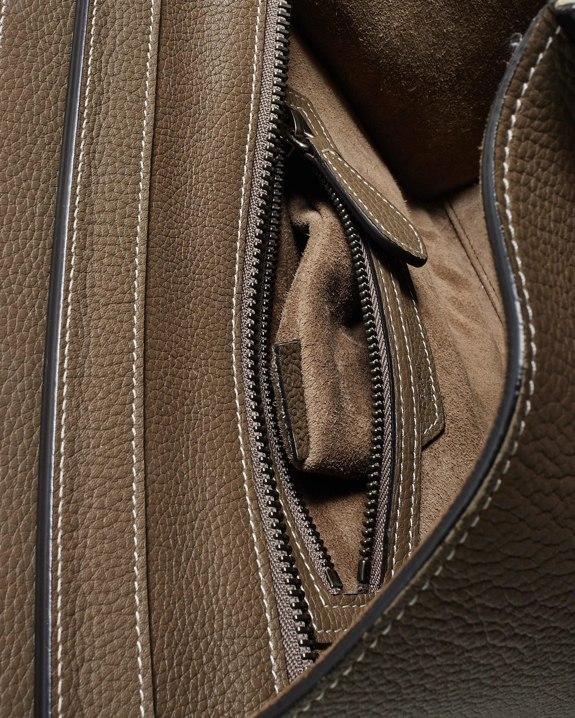Celine Taupe (Souris) Leather Micro Luggage Tote