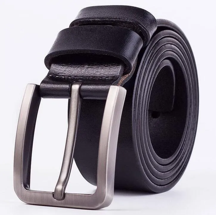 Cow Leather Black & Dark Coffee Belts ZK005