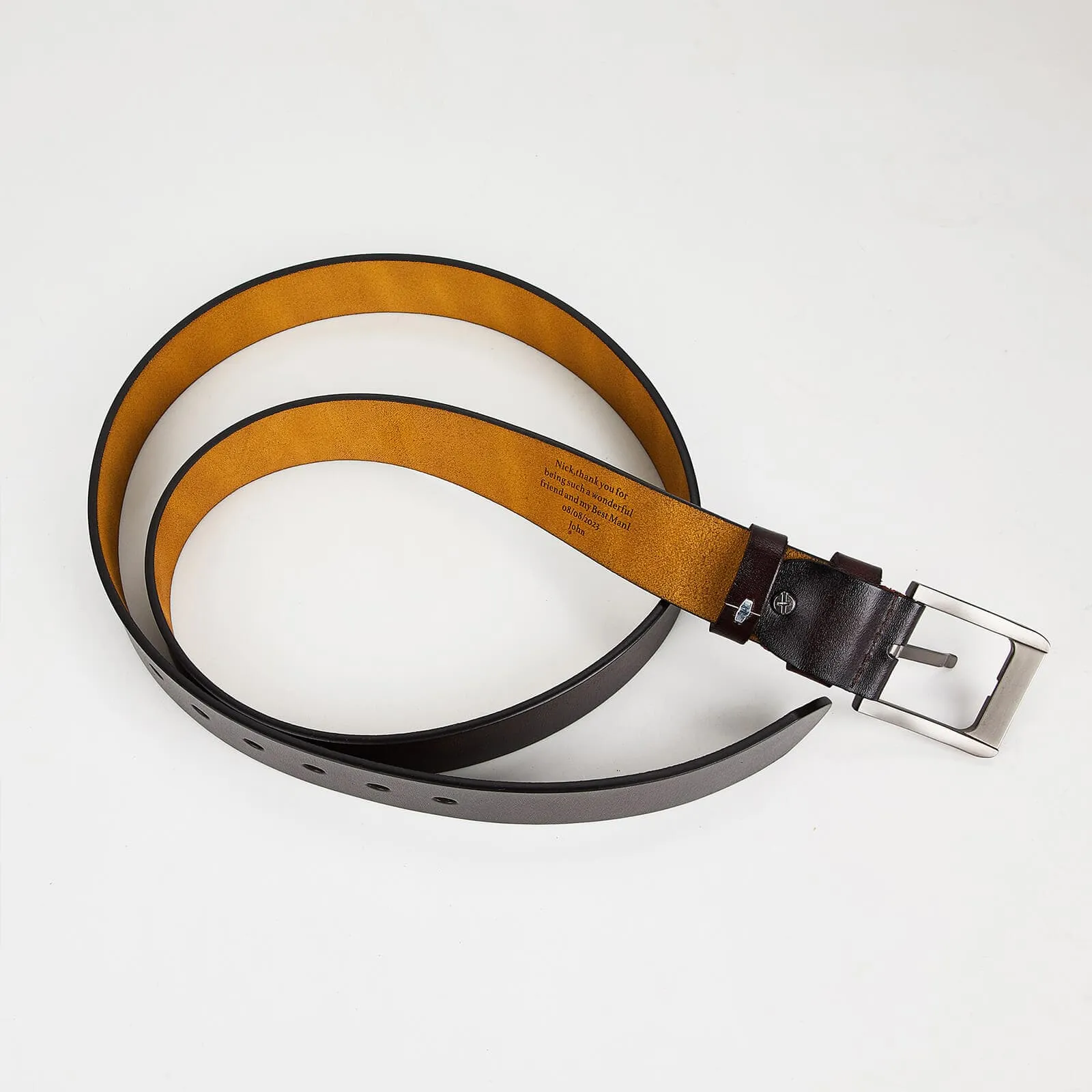 Designer Men's Belt Personalized Name Leather Belt Custom Gifts For Men Gift For Dad Fathers Day Gift Mens Belt