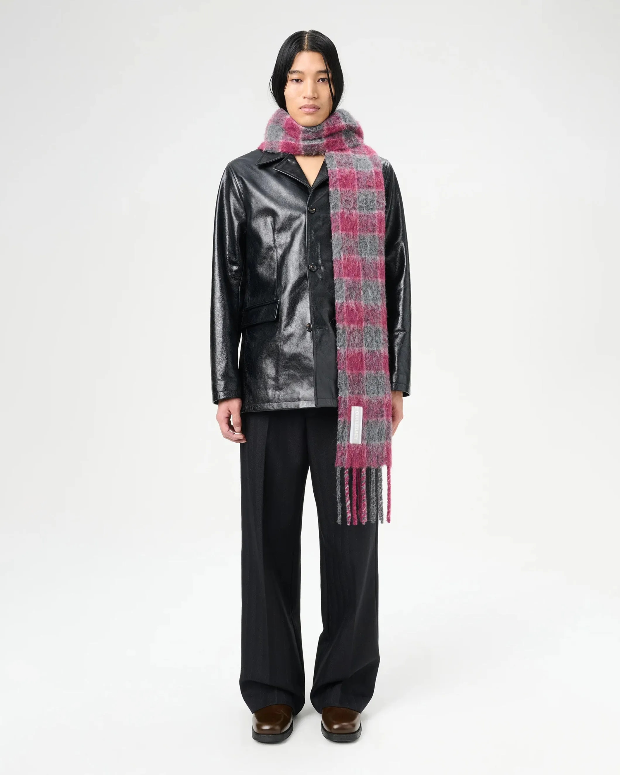 Estate Scarf - Fuzzy Alpaca