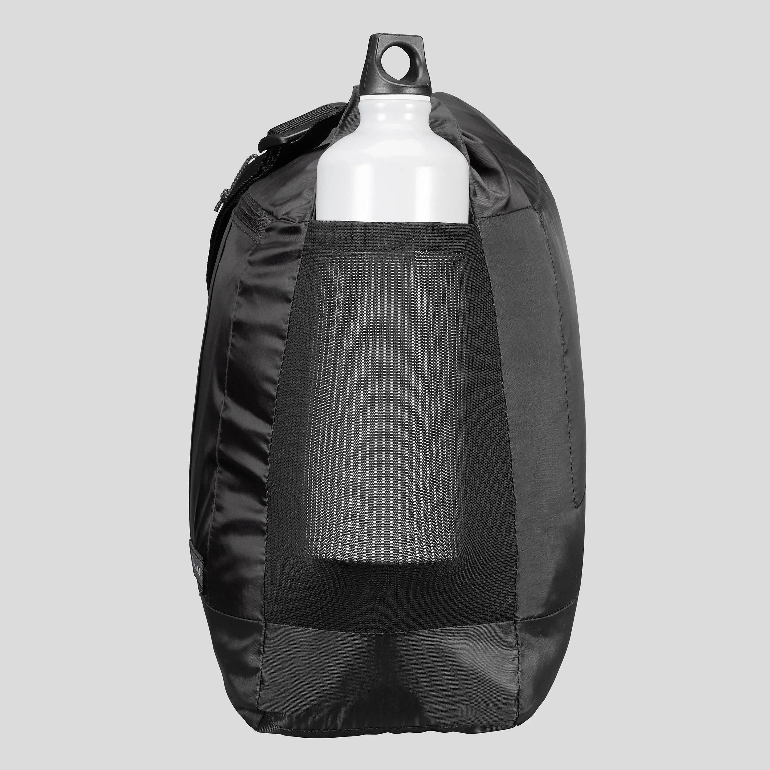 Hiking shoulder bag Forclaz Travel 15 l, black
