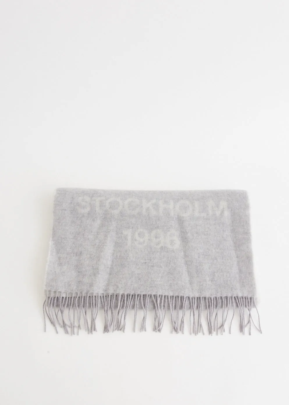 Logo Wool Scarf