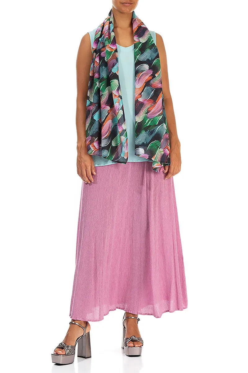 Paint Charm Silk Cotton Scarf