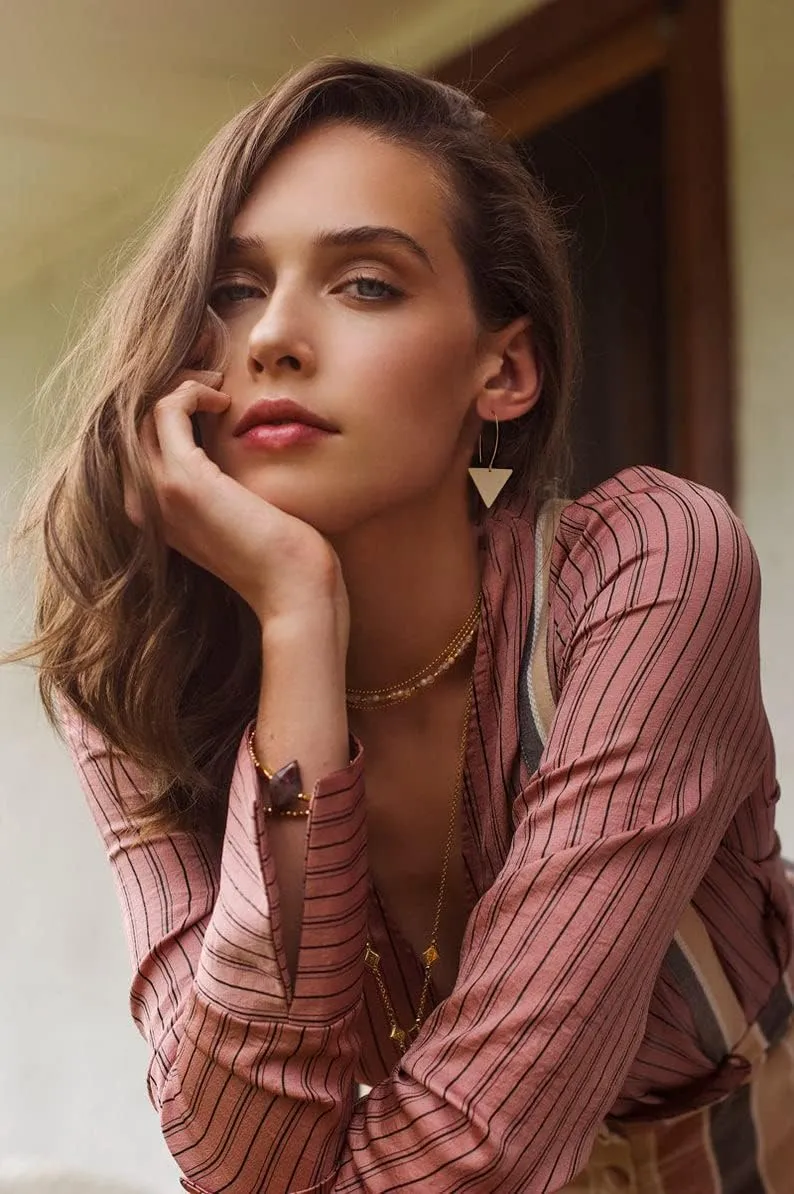 SOFYBJA Statement Long Gold Circle Simicircle Ball Dangling Earrings for Women Lightweight Circle Disc Coin Geometric Flat Brushed 18k Gold Plated Drop Dangle Hanging Hoop Earrings for women Gift for Her