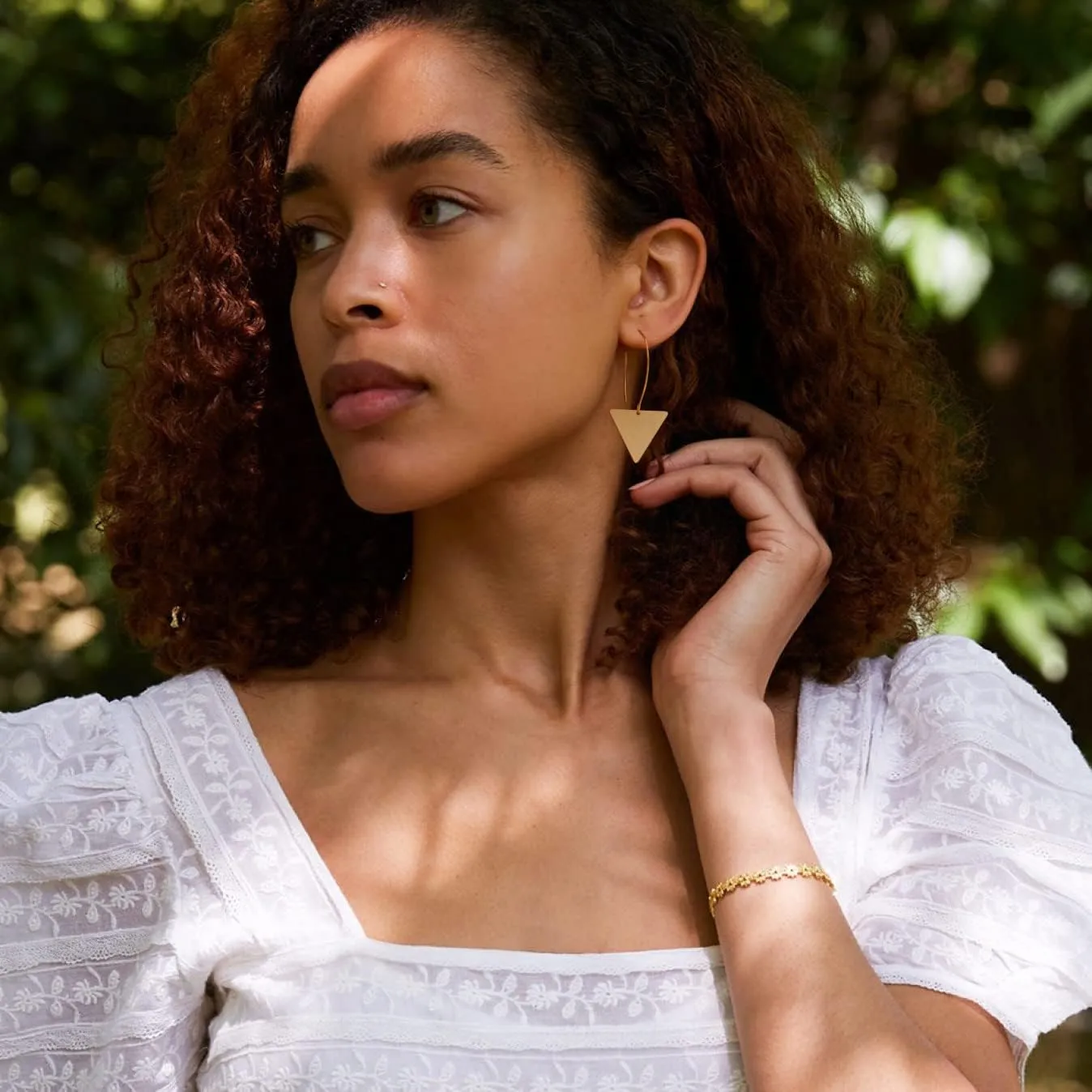 SOFYBJA Statement Long Gold Circle Simicircle Ball Dangling Earrings for Women Lightweight Circle Disc Coin Geometric Flat Brushed 18k Gold Plated Drop Dangle Hanging Hoop Earrings for women Gift for Her