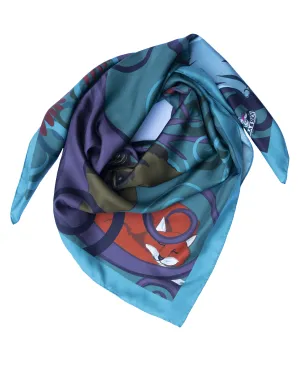 Strength In The Forest Silk Twill Scarf