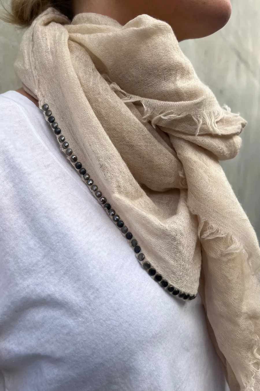 Swashy Scarf Cream