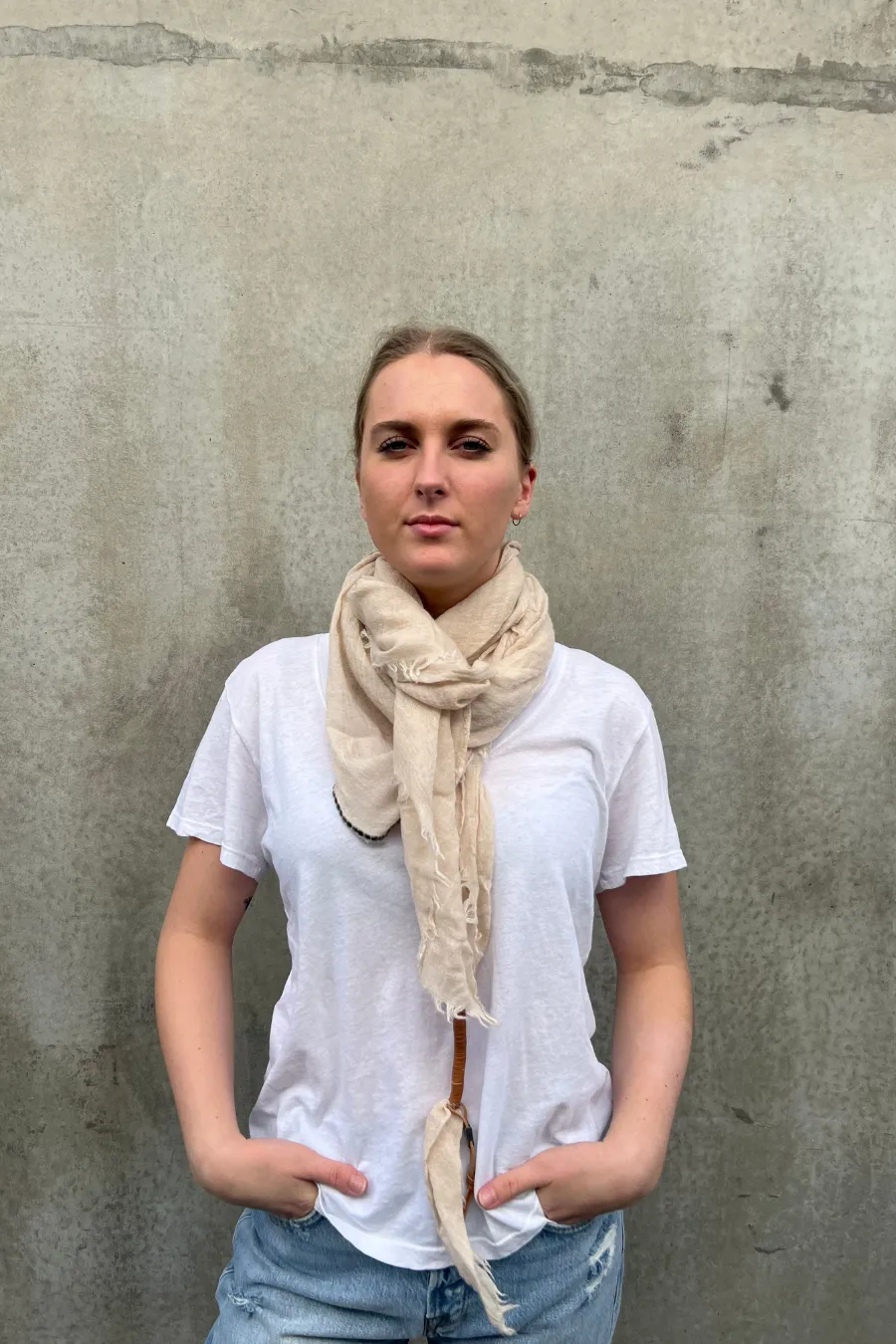 Swashy Scarf Cream