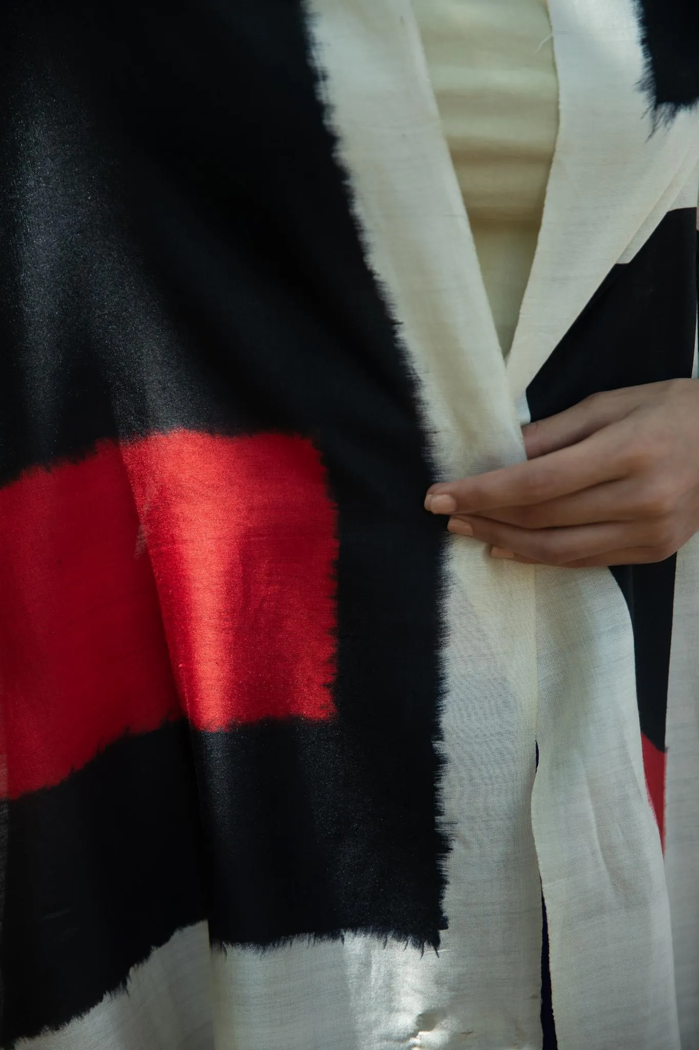 The 'Sindoori' Eri Silk Scarf