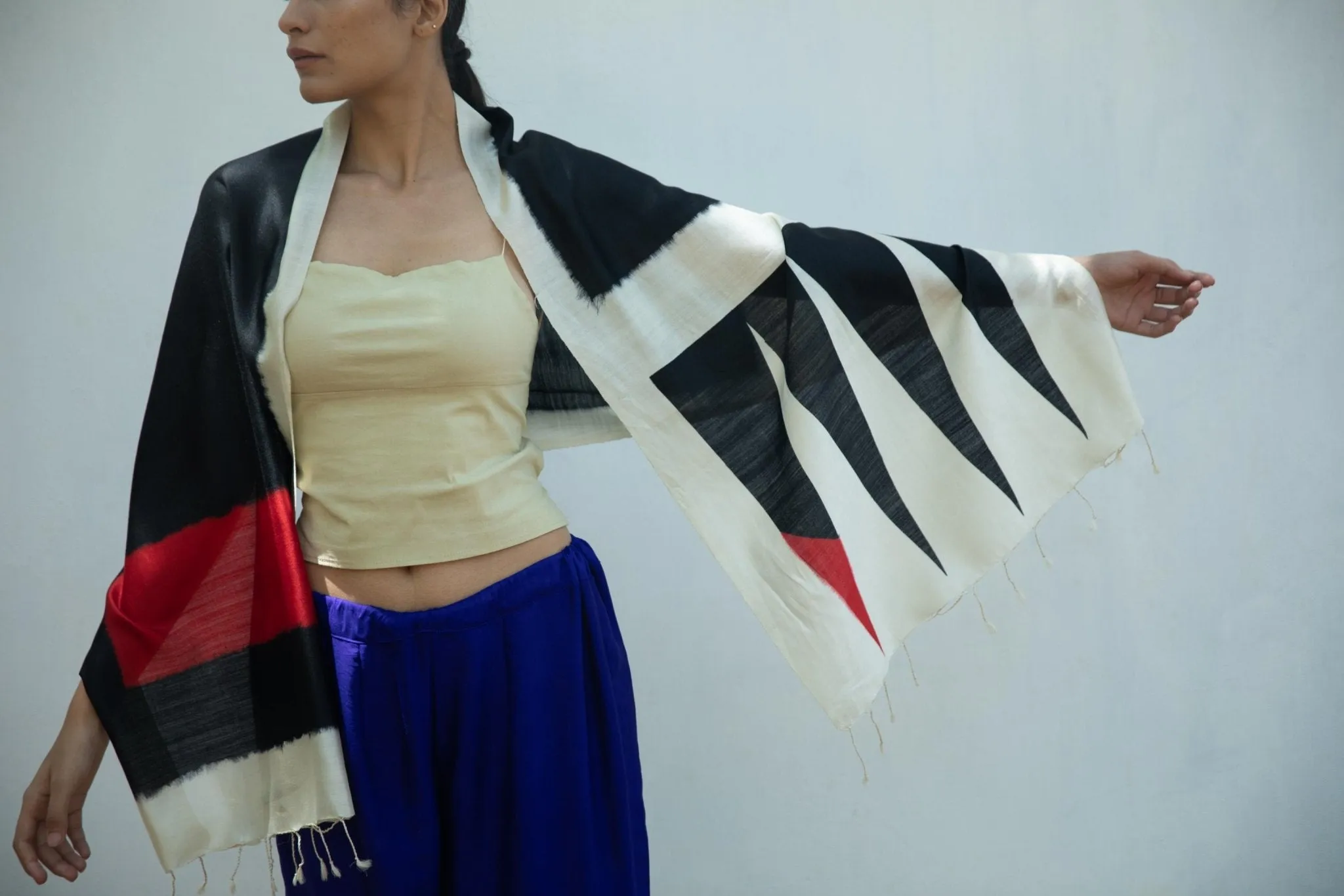The 'Sindoori' Eri Silk Scarf
