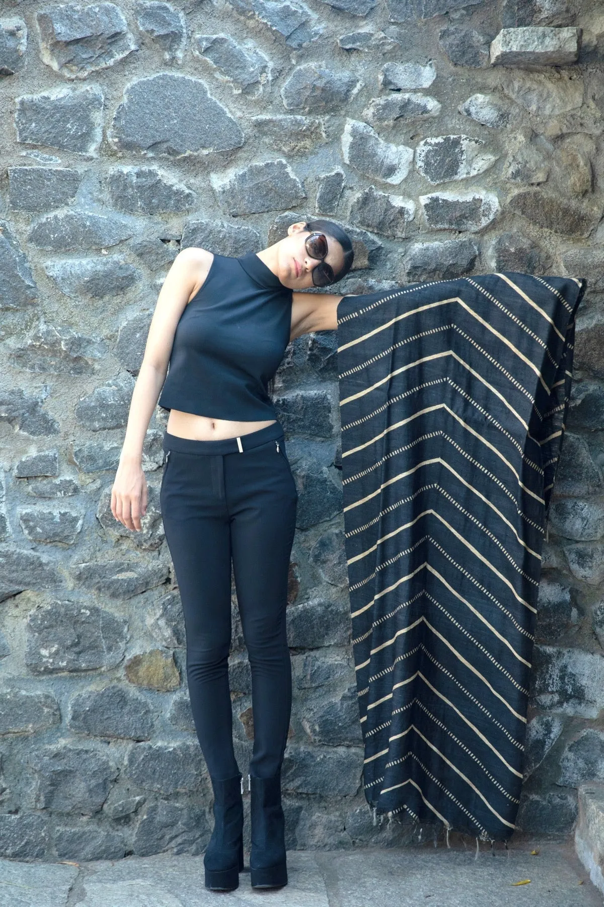 The 'Taisho' Tussar Silk Scarf