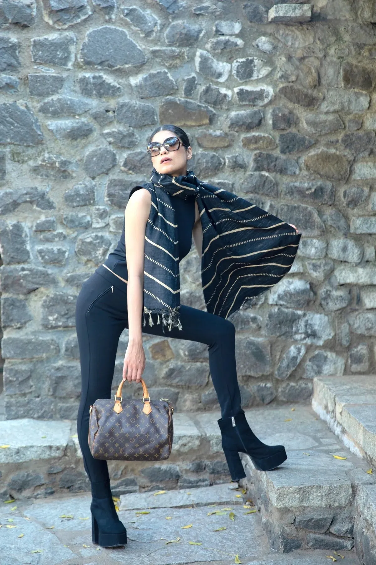 The 'Taisho' Tussar Silk Scarf