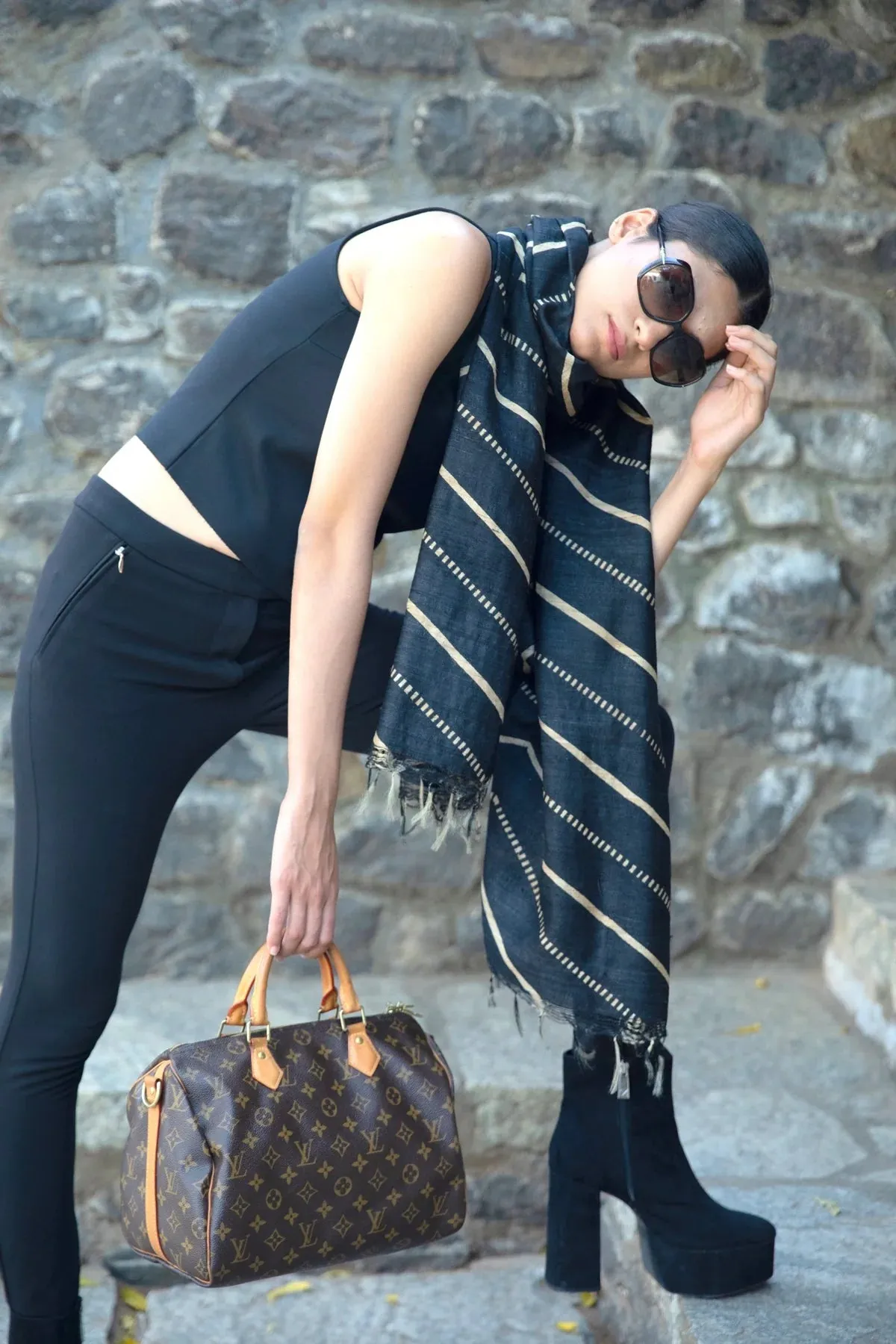 The 'Taisho' Tussar Silk Scarf