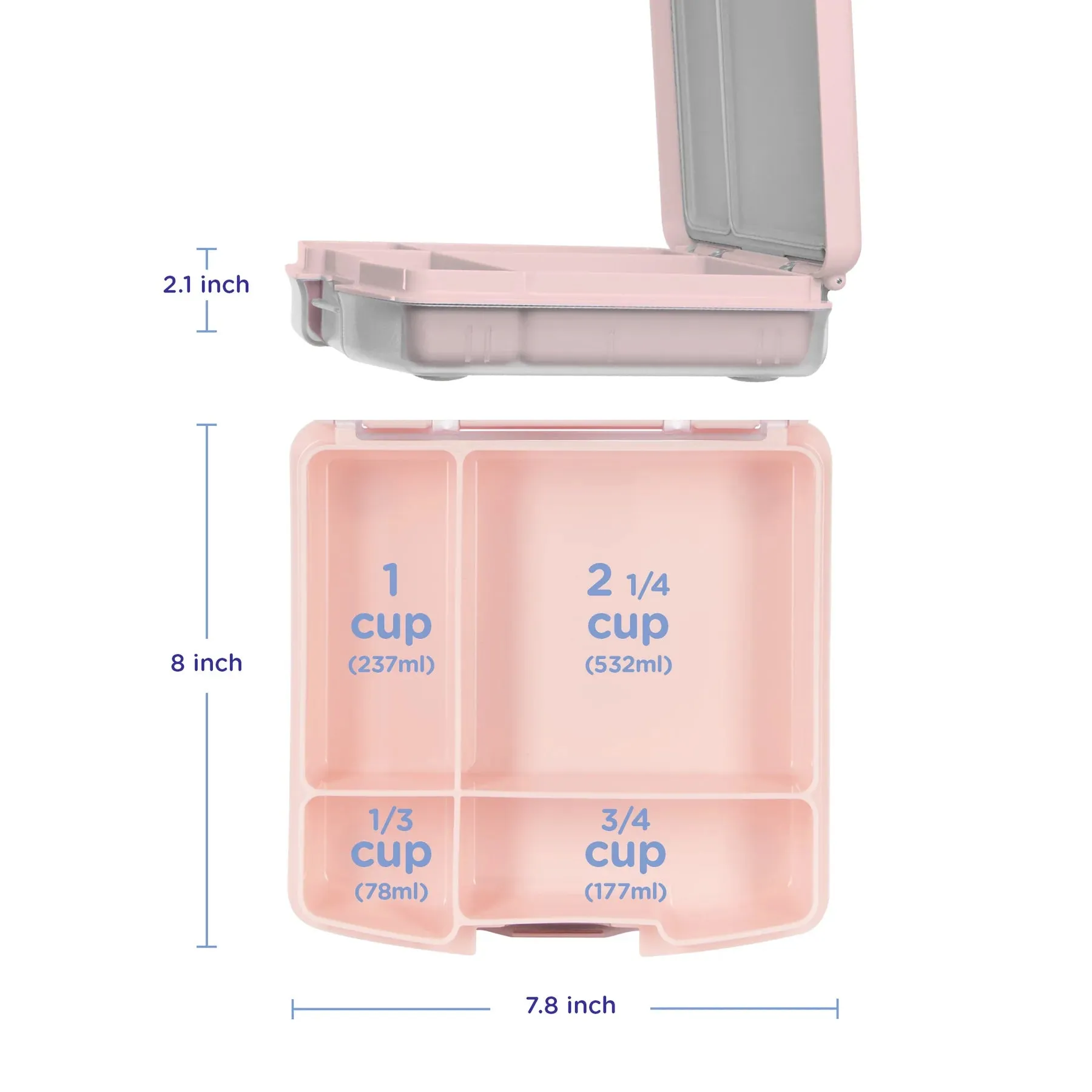 Ubbi Bento Box - Blush Pink