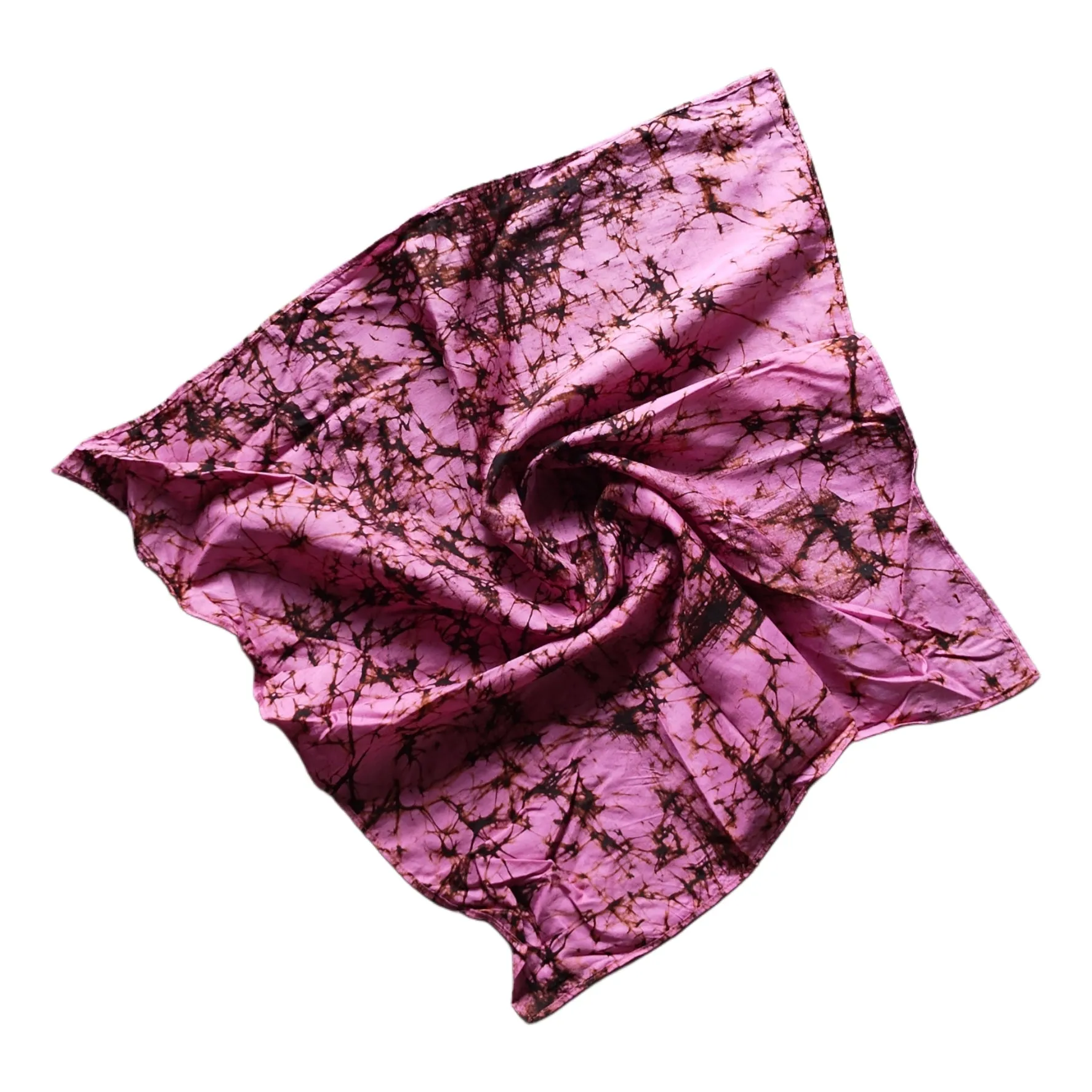 Upcycled CREPE  Silk Neck/ Head Scarf (20x20 inches)