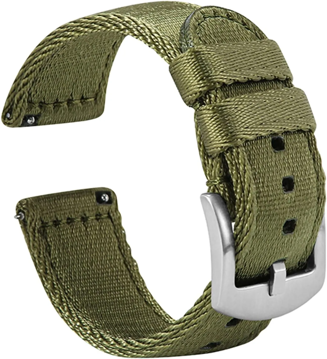 WOUKUP Military Quick Release Nylon Watch Bands Premium Seat Belt Material Watch Strap 18mm 20mm 22mm Watchband for Men and Women